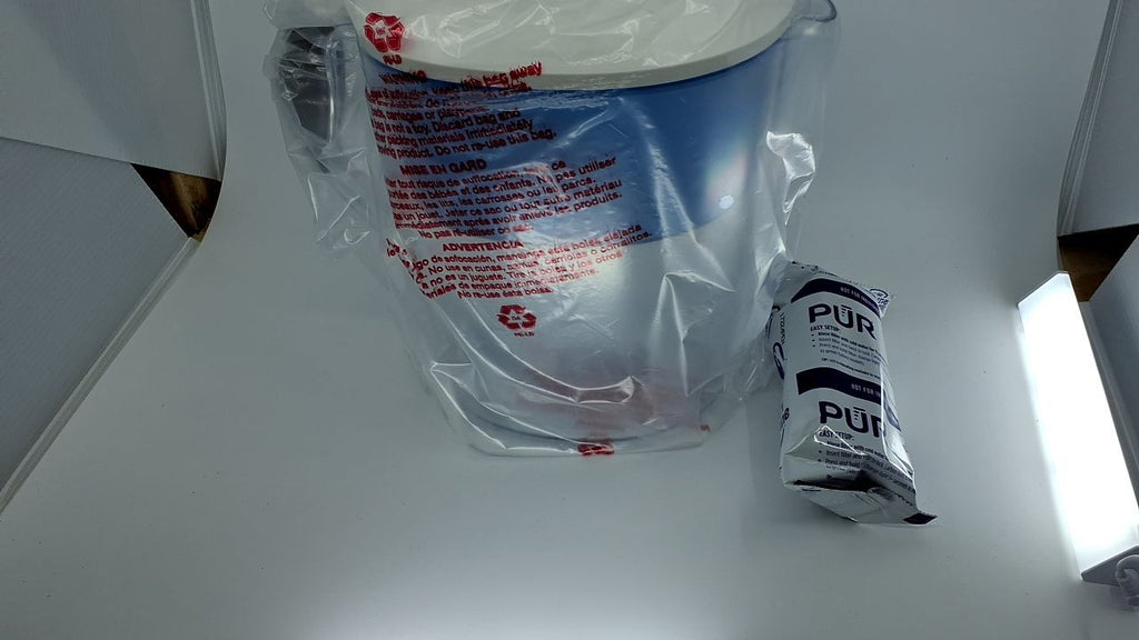 PUR 11-Cup Water Filter Pitcher, Dishwasher Safe, Change Indicator, White