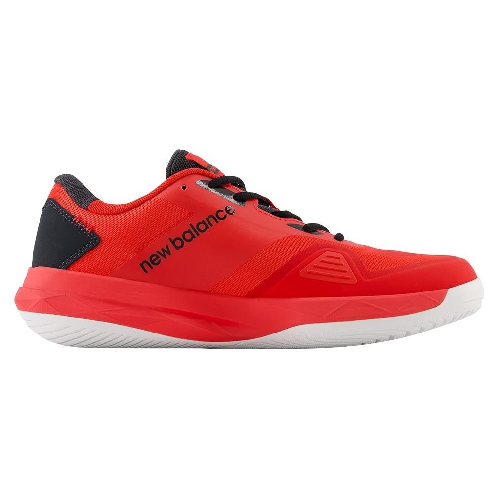 New Balance Men's FuelCell 796 V4 Hard Court Tennis Shoe, Team Red/Phantom, 11M