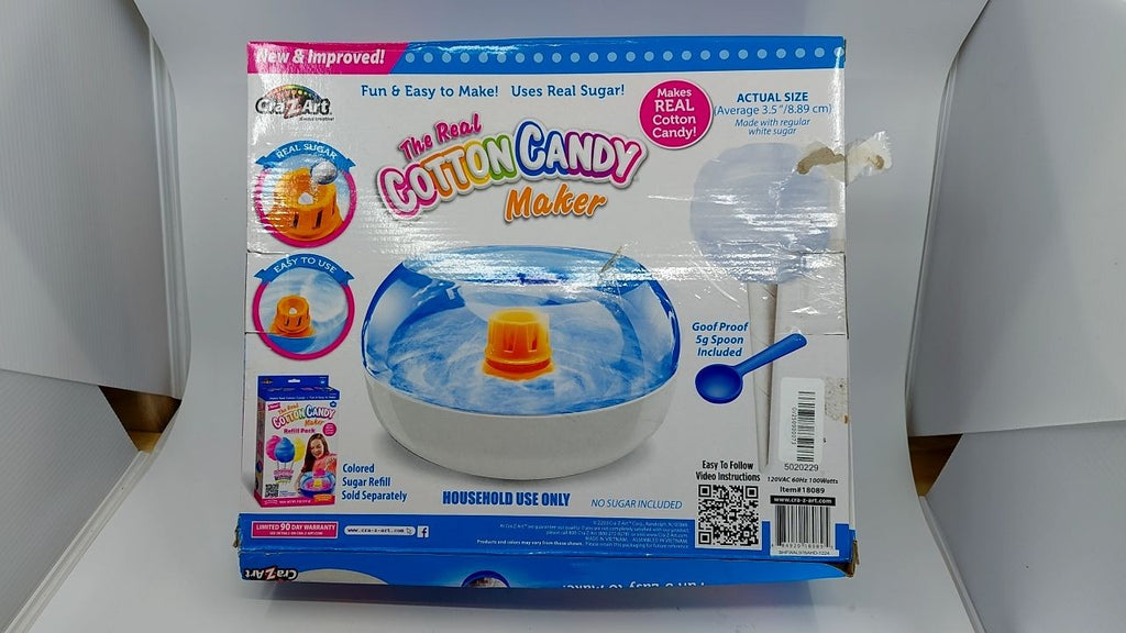 Cra-Z-Art Cotton Candy Maker with Paper Cones and Spoon  100w