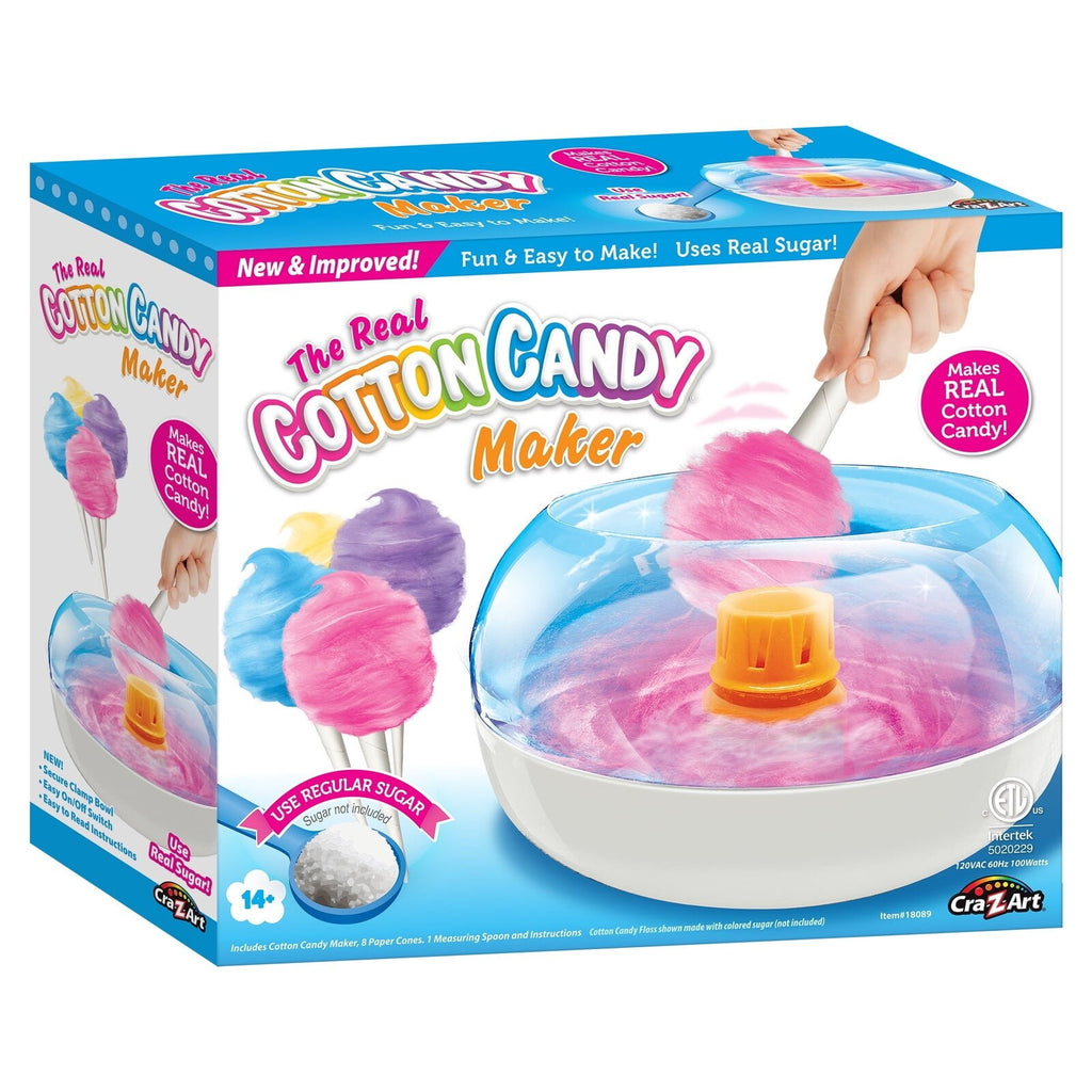 Cra-Z-Art Cotton Candy Maker with Paper Cones and Spoon  100w