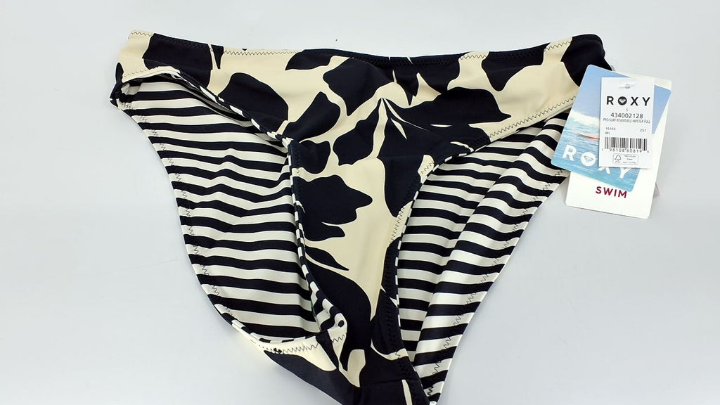 Roxy Women's Eco-Friendly Bikini Bottoms, Night, Quick-Dry, Size Small