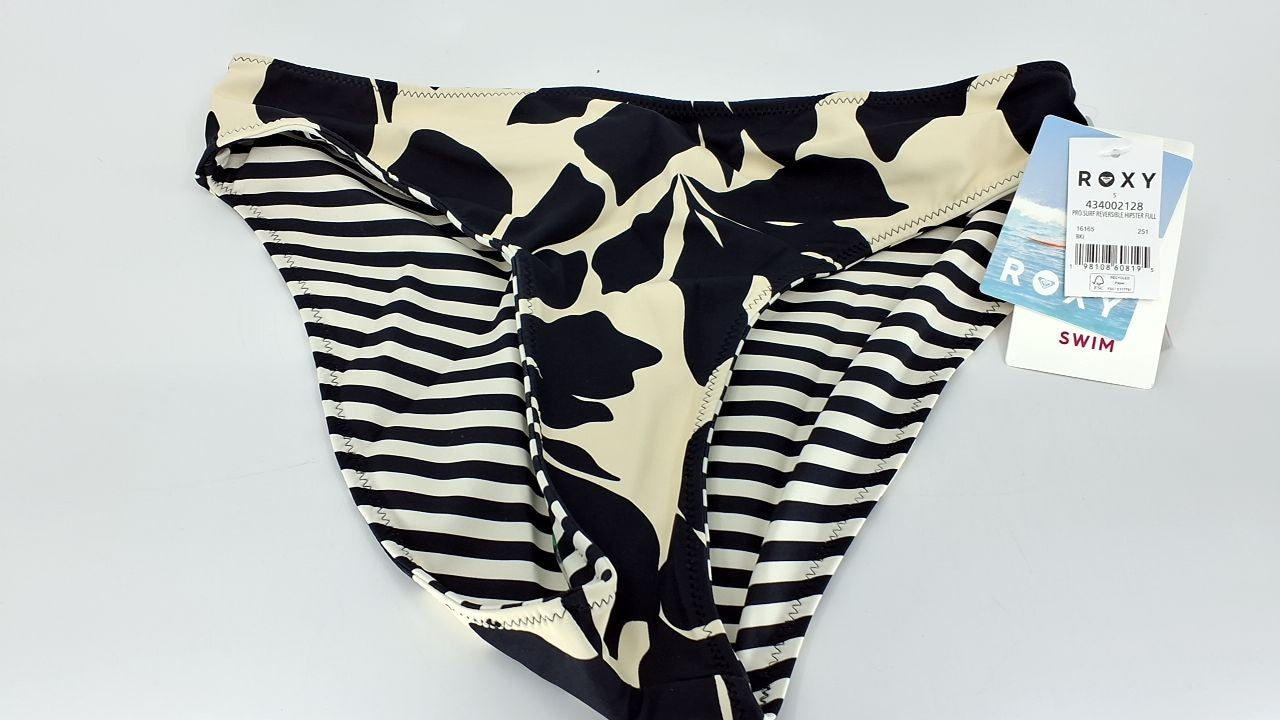 Roxy Women's Eco-Friendly Bikini Bottoms, Night, Quick-Dry, Size Small