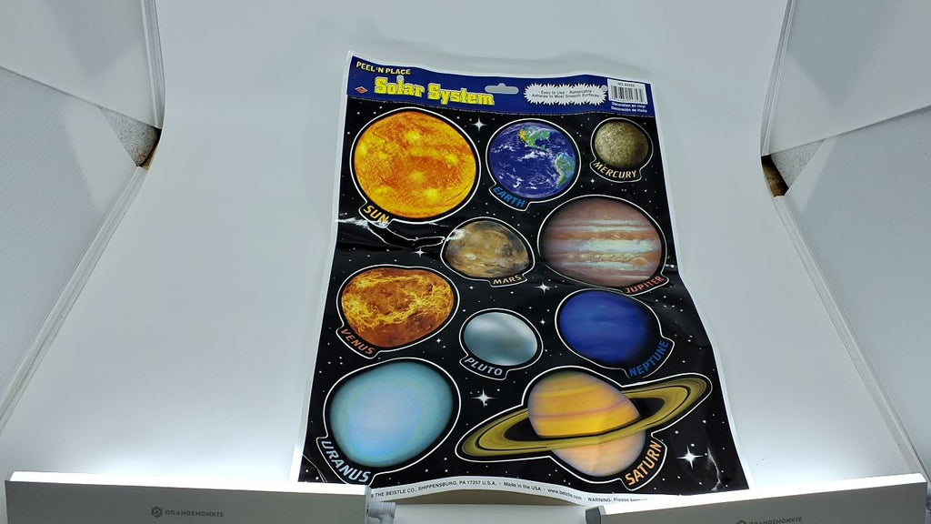 Solar System Peel 'N Place Party Accessory (1 count) (10/Sh)