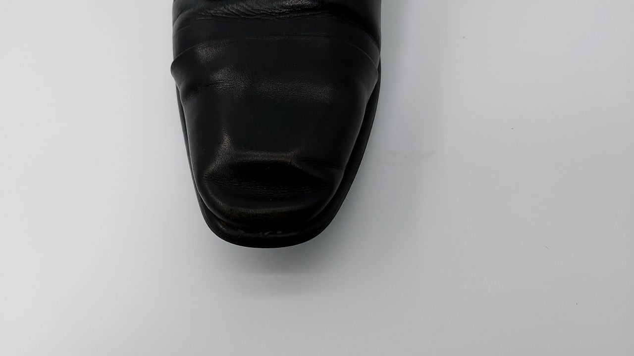 Steve Madden Men's Teon Monk-Strap Loafer, Black Leather, 11