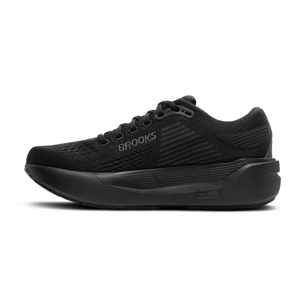 Brooks Ghost Max 3 Men's Walking Shoe 7.5 Black/Black/Ebony