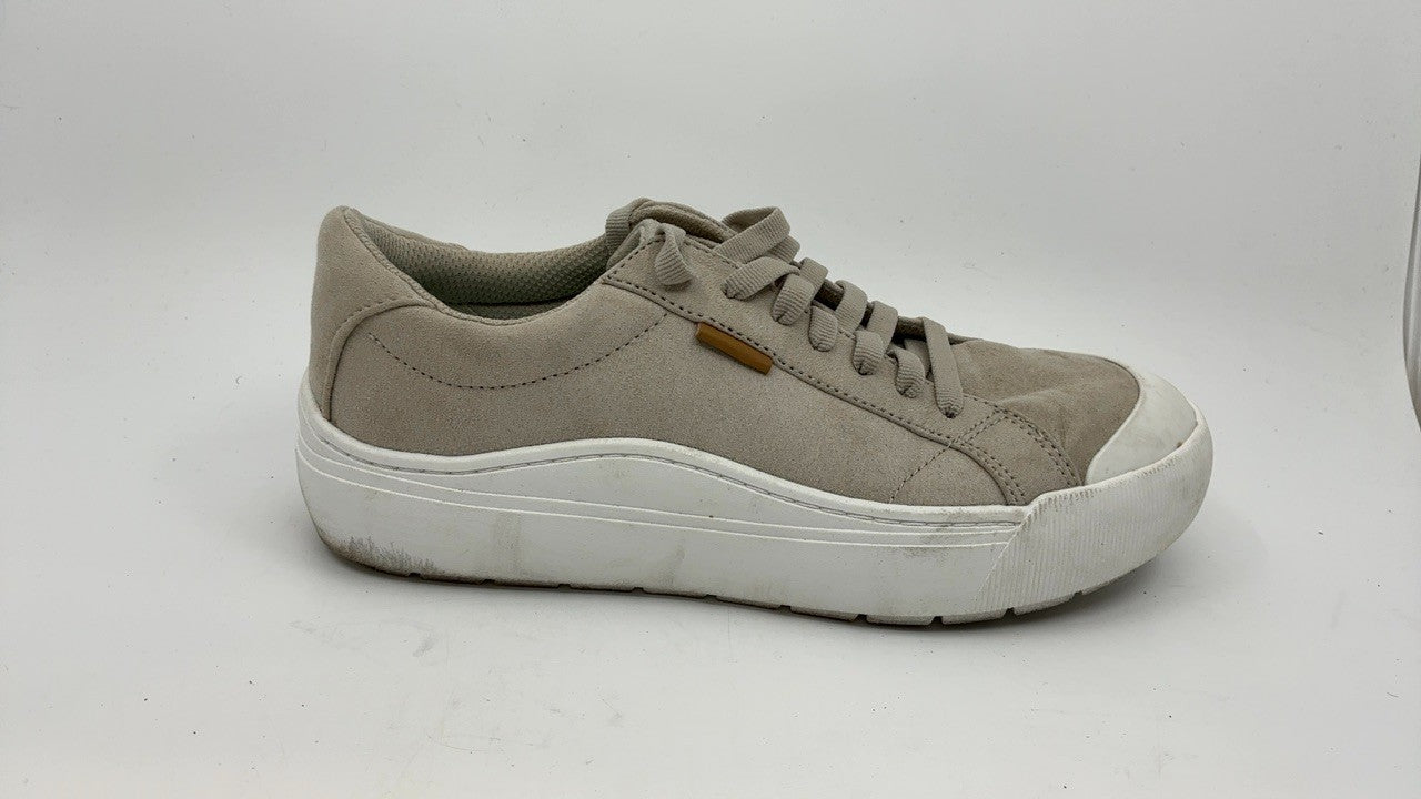 Dr. Scholl's Shoes Women's Time Off Sneaker Oyster Microfiber 8 W