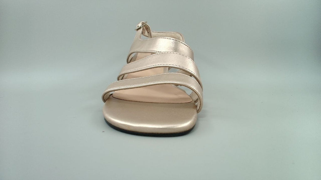 Easy Street Women's Como Heeled Sandal, Champagne, 10