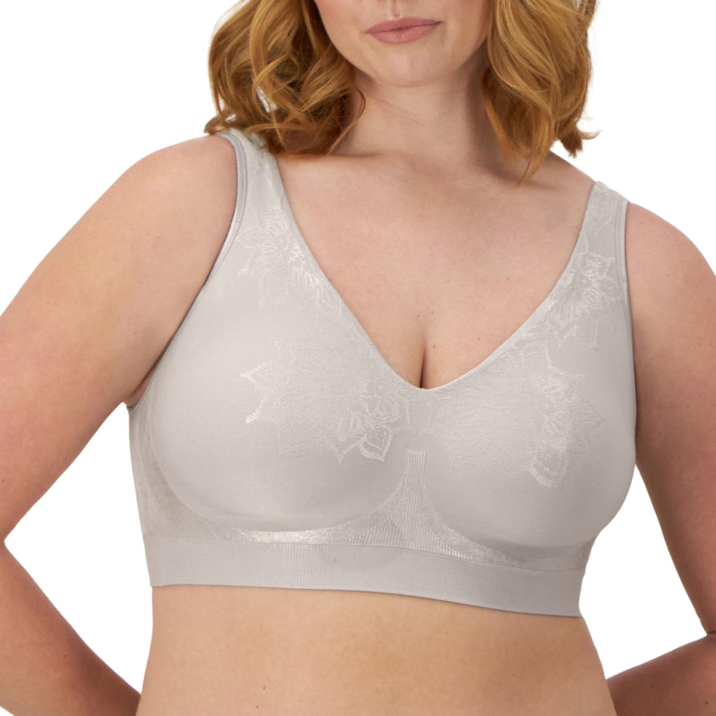 Bali Comfort Revolution Wireless Bra DF3484, Medium, Crystal Grey Aztec