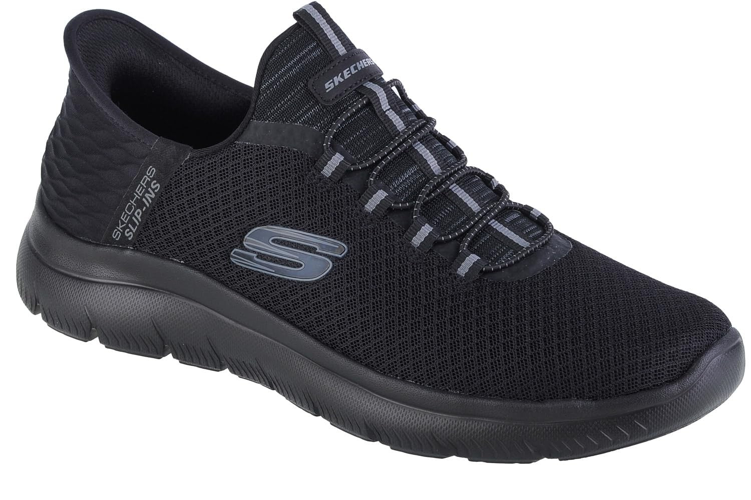Skechers Men's Slip-in Loafer Summits High Range Black 11 W