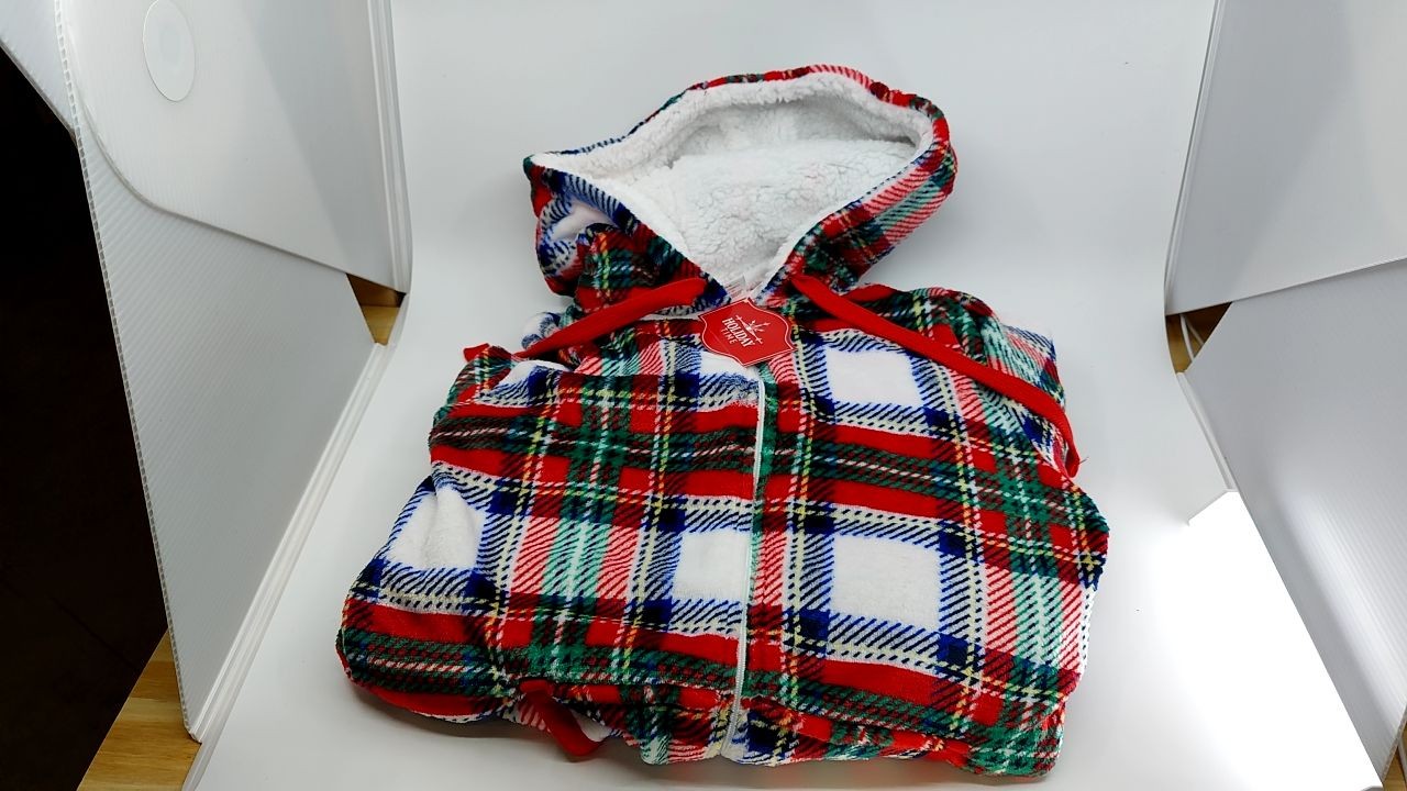 Holiday Time Women’s Plaid Union Suit  Size Small