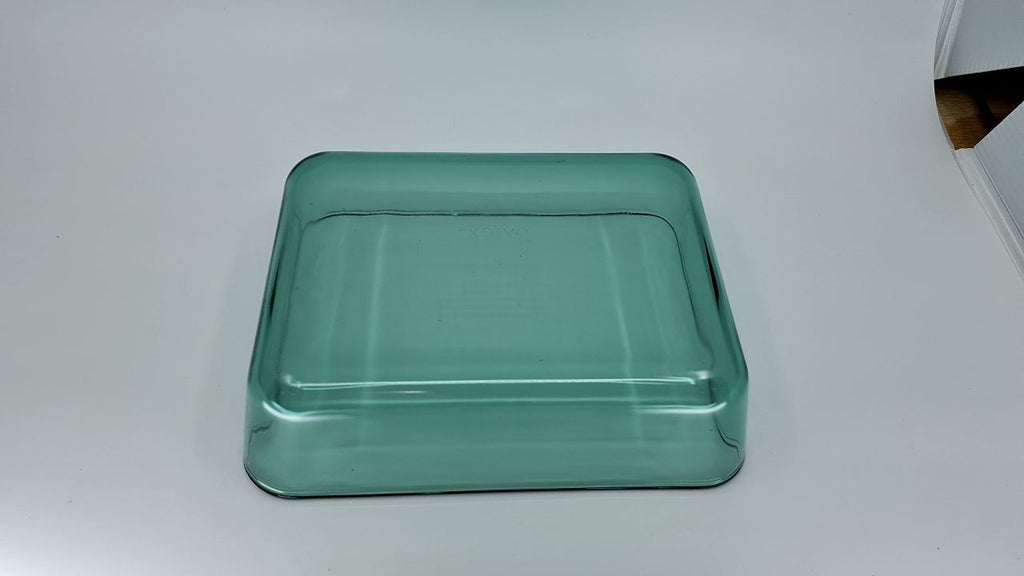 Pyrex 8"x8" Tinted Glass Casserole Pan w/ BPA-Free Lid, Aqua