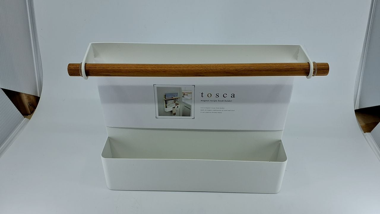 YAMAZAKI home Book Rack, White