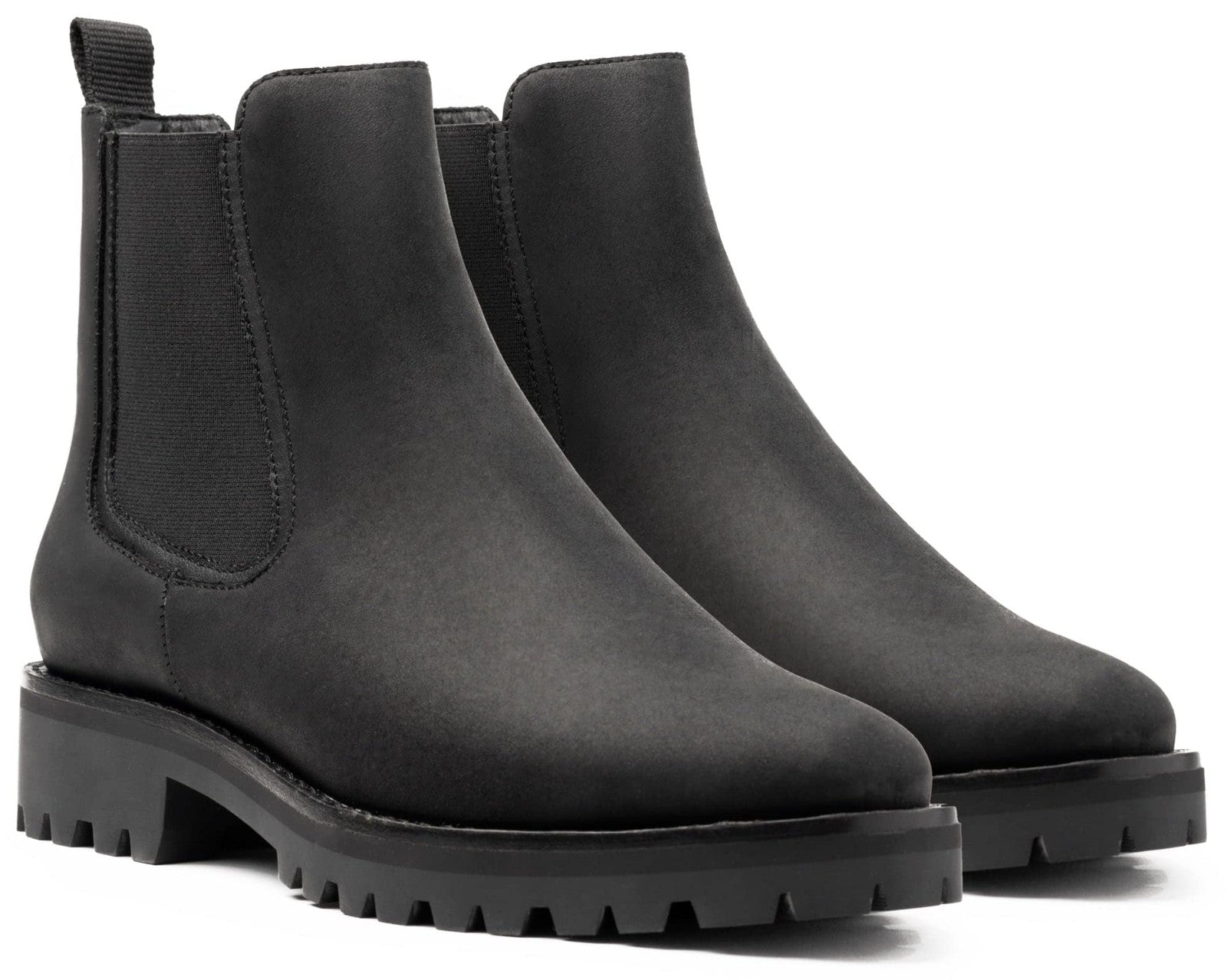 Legend Rugged Chelsea Boots, Black Matte, Women's Size 9