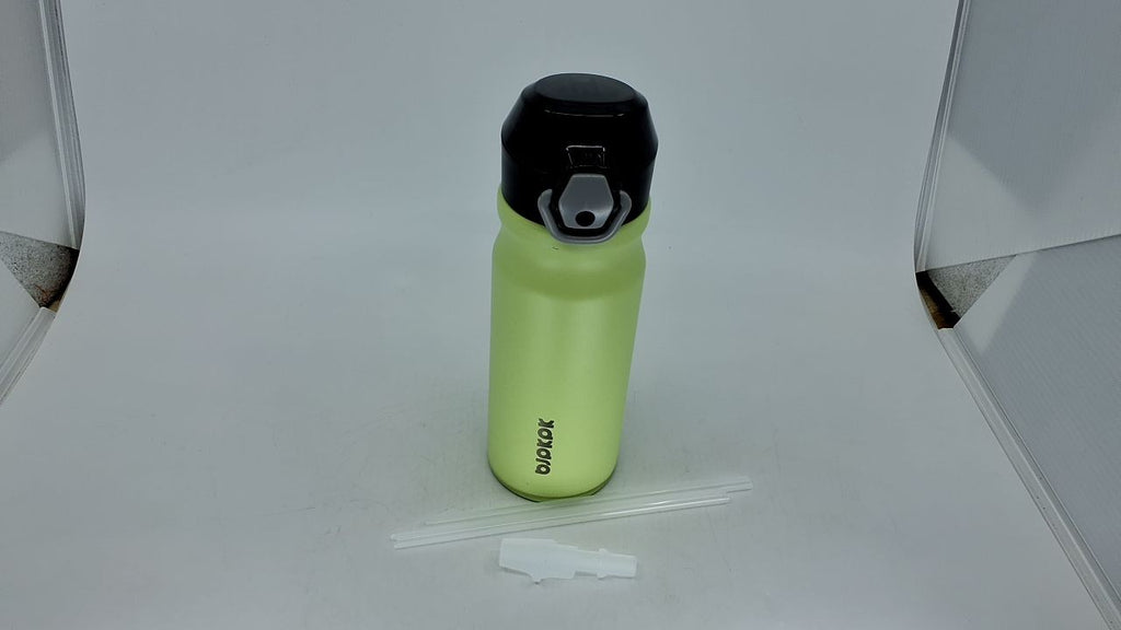 Double Wall 18oz Stainless Steel Water Bottle, Macaron Green, BPA-Free