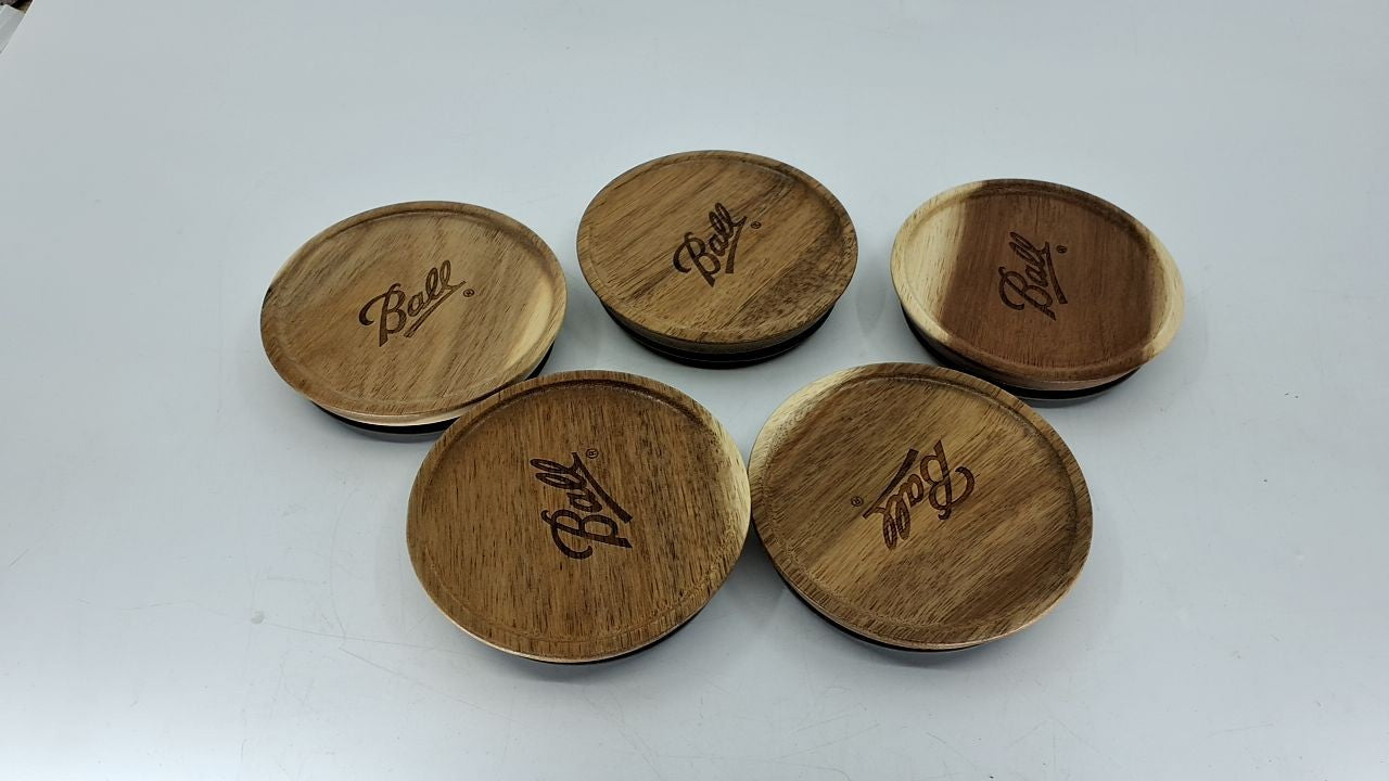Ball® Jar Lids, 5 Pack Ball Jar Wooden Storage Lids
