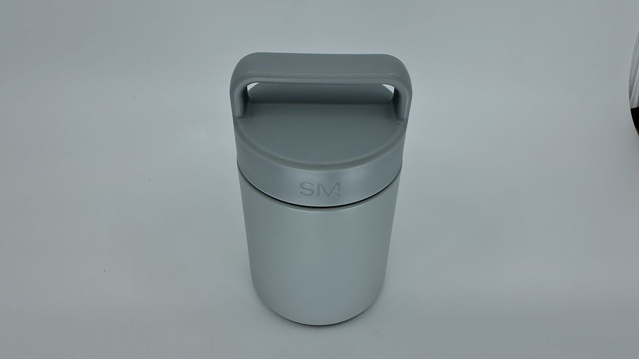 12oz Stainless Steel Food Jar - Vacuum Insulated, Leak Proof - Ice Gray