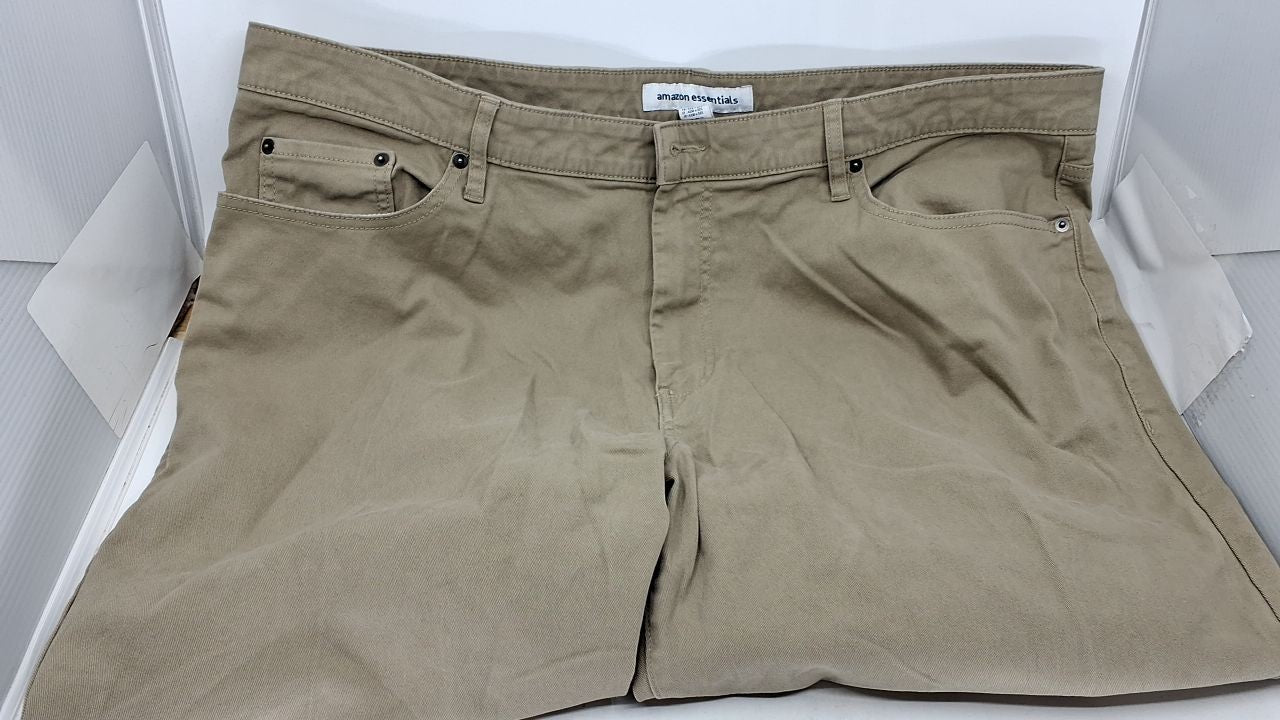 Men's Skinny-Fit Stretch Jean, Light Khaki Brown, 42W x 34L