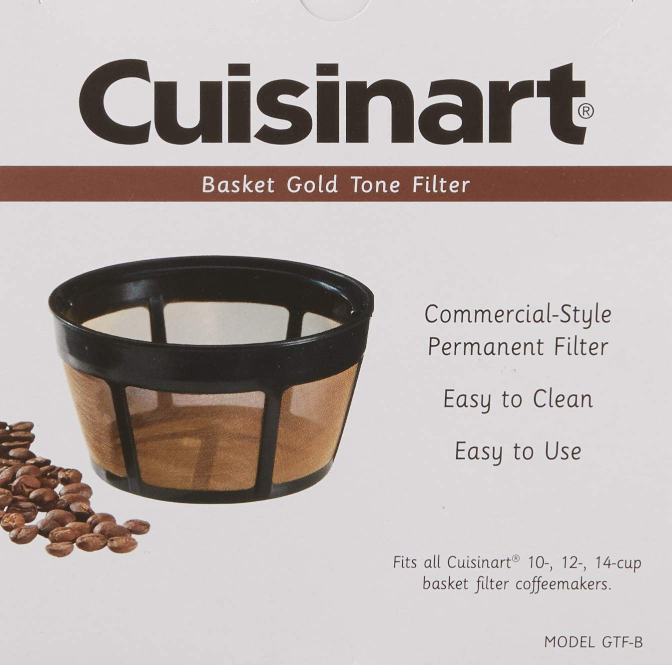 Cuisinart GTF-B Gold Tone Coffee Filter, Basket
