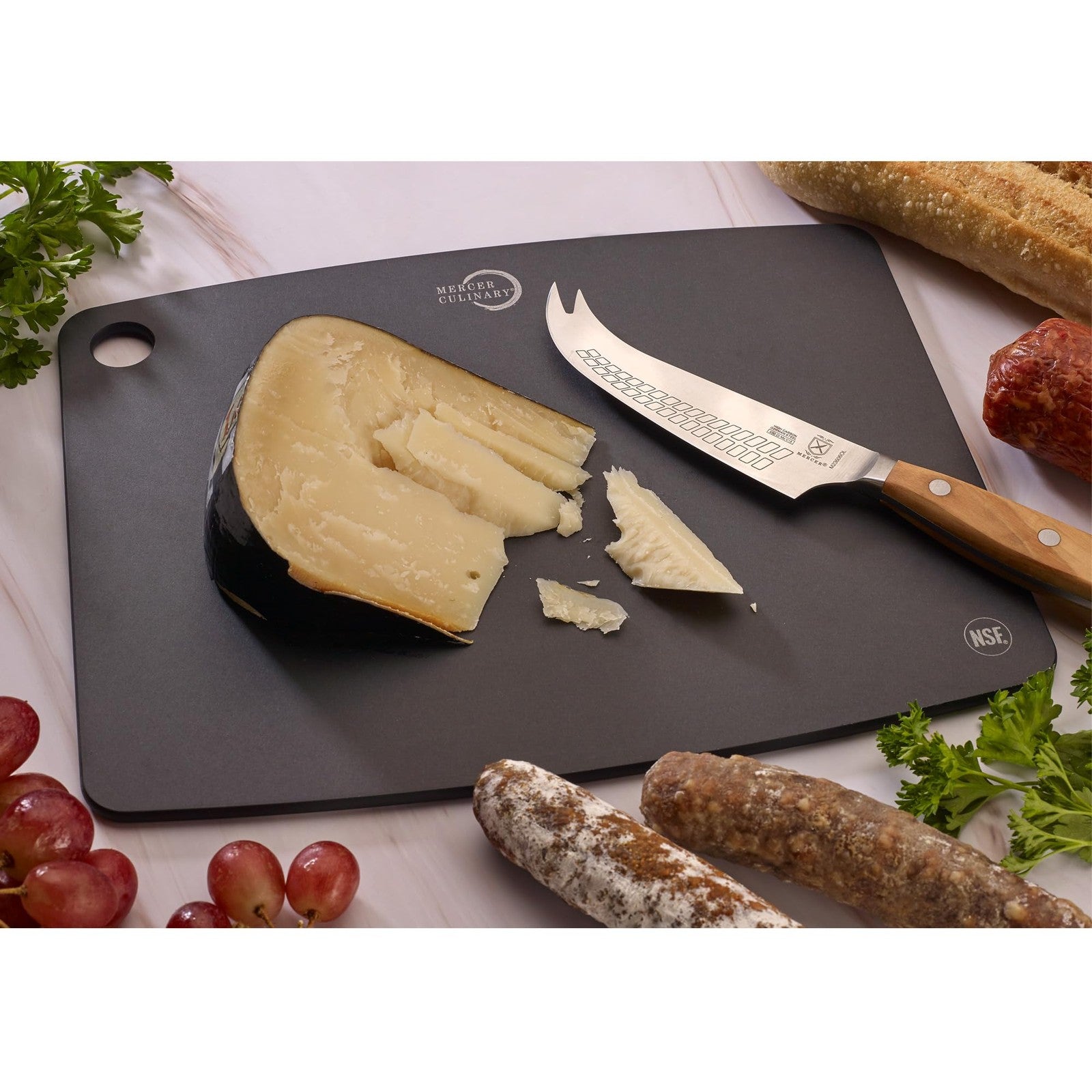 Mercer Culinary Composite Cutting Board-11 3/4" X 9 1/4"-NSF, Black