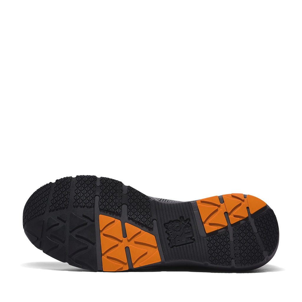 Timberland PRO Men's Radius Knit Safety Toe Slip-On Work Shoe 9M Grey/Orange