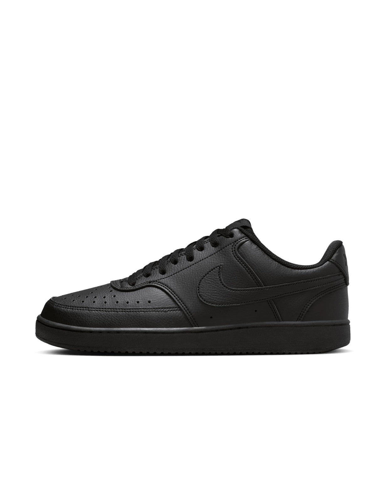Nike Men's Court Vision Low Next Nature Shoes, Black/Black-Black, 11.5