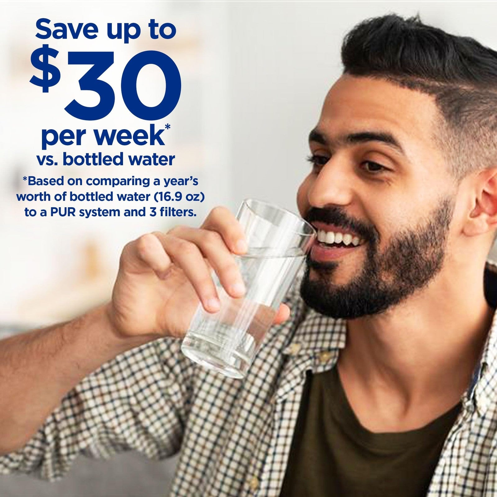 Lead-Reducing Faucet Mount Filter, PUR Plus, 100 Gallons, Grey