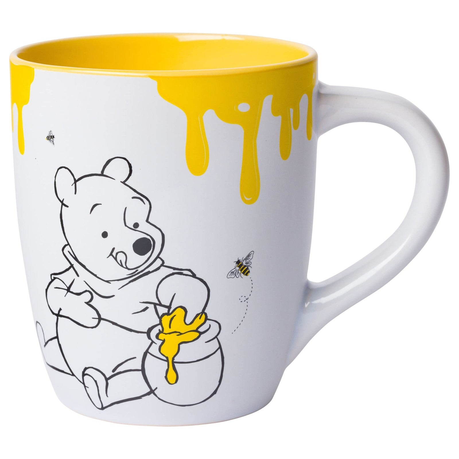 Winnie the Pooh Mug, 25 Oz, Ceramic, Sweet As Can Bee, Hand Wash Only