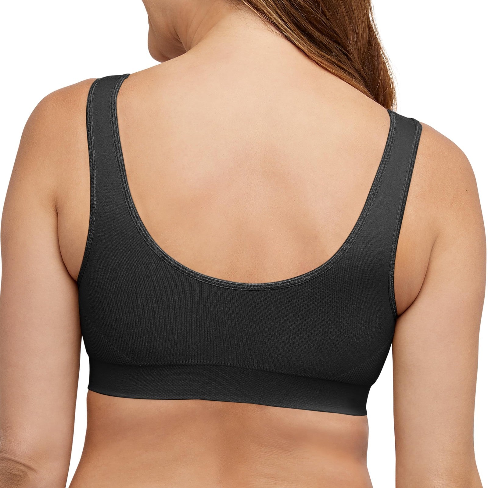 Bali womens Bali One Smooth U Bralette Bras, Black, 3X-Large US