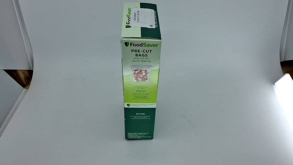 Clear FoodSaver Quart Vacuum Seal Bags, 19 Pack, No Scissors Needed