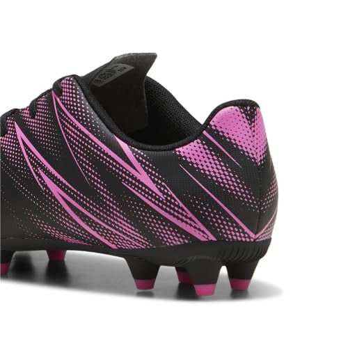 PUMA Attacanto Firm Soccer Cleats, Toddler 10, Black-Poison Pink