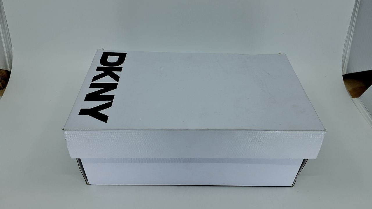 DKNY Women's Bronx Heeled Sandal, BLACK, 8.5