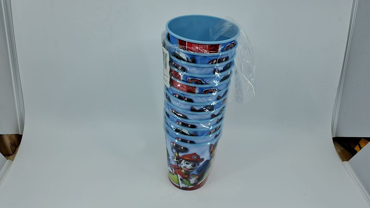 Paw Patrol Party Supplies: 12 Reusable 16 Oz Plastic Cups