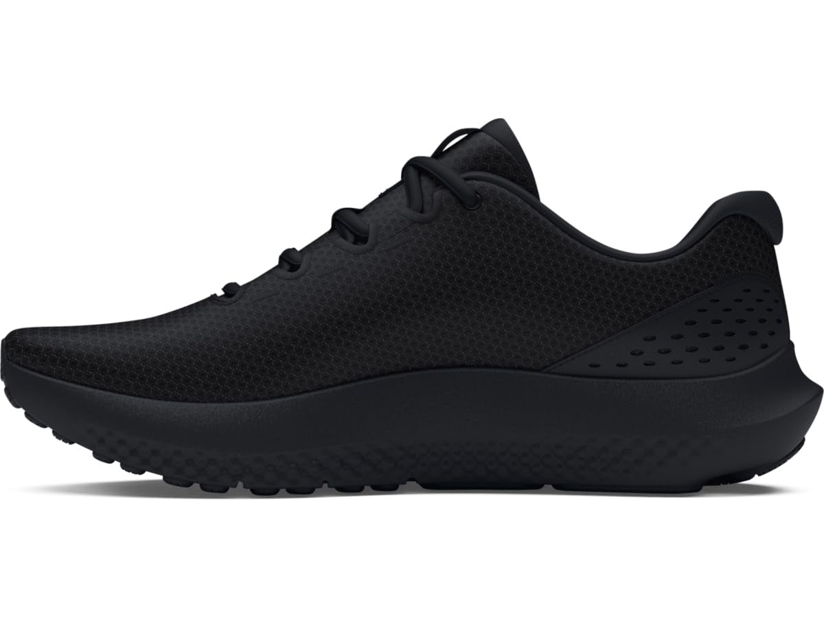 Under Armour Men's Charged Surge 4, (002) Black/Black/Black, 9, US