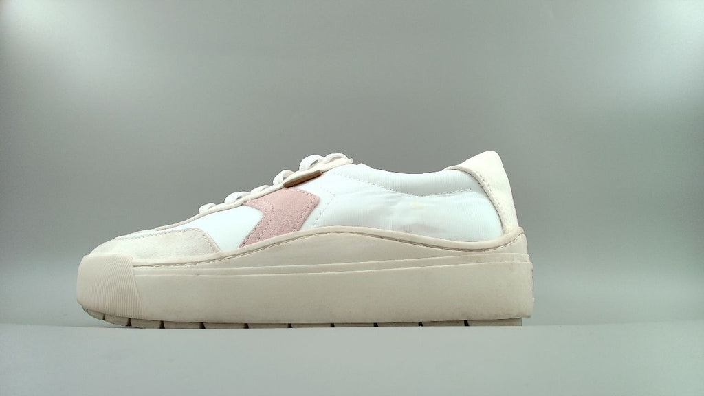 Dr. Scholl's Womens Time Off Win Sneaker White/Tofu Fabric 8 M