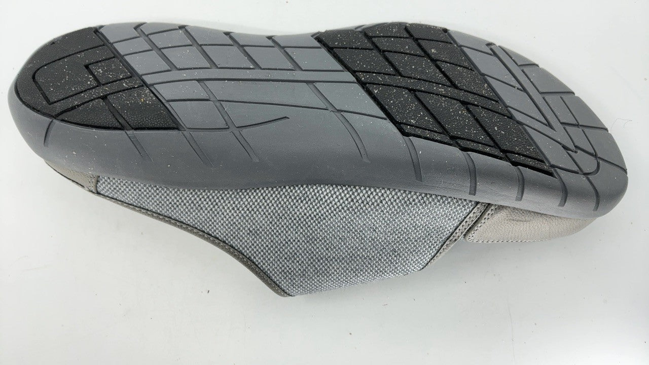 Men's Grey 13 Slippers - Extra Wide Diabetic Design w/ Adjustable Strap