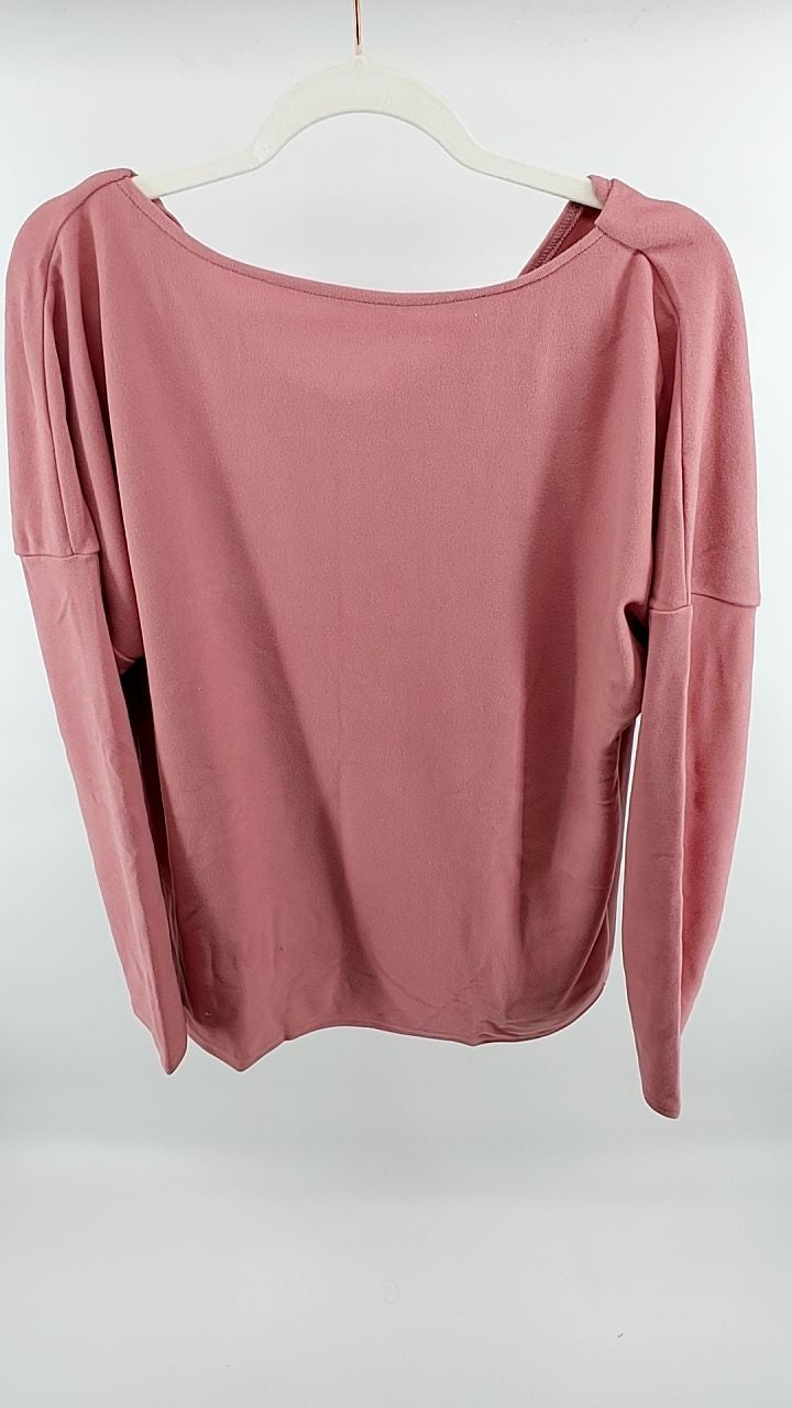 Full Size Cowl Neck Long Sleeve Top Plus Size