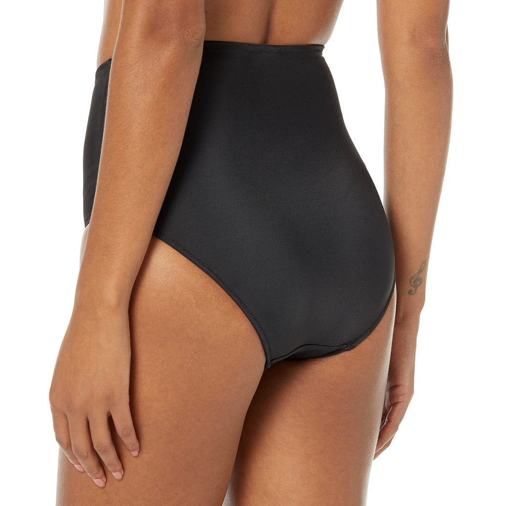 High Waist Bikini Bottom X-Large Washed Black Plus Size