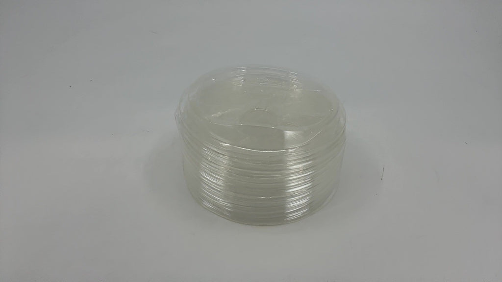 TOSSWARE Natural 50 Flat Sip Lids - Compatible with 10-24oz Cups - Clear