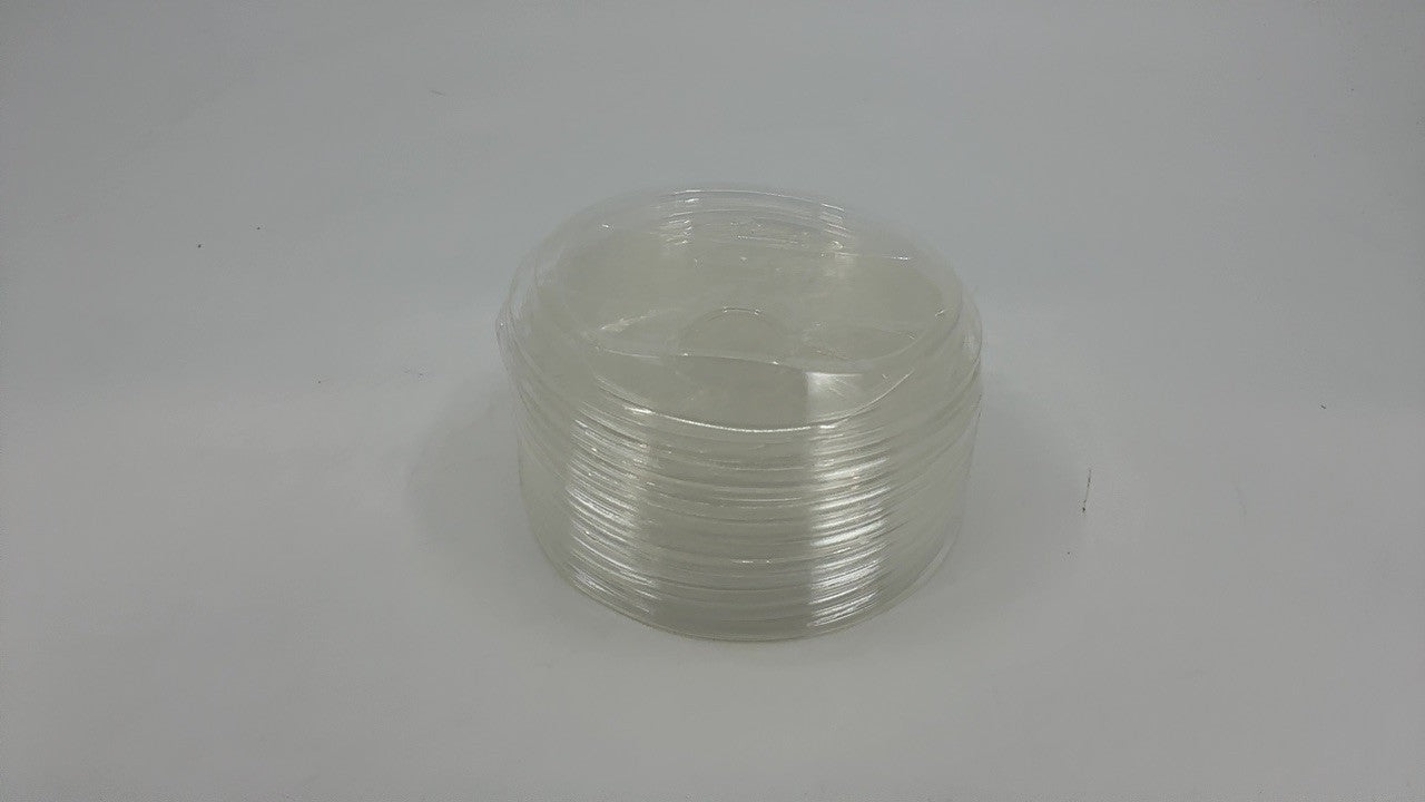 TOSSWARE Natural 50 Flat Sip Lids - Compatible with 10-24oz Cups - Clear