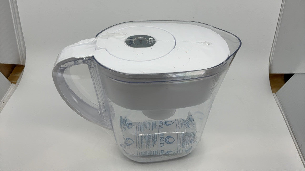 Brita Water Filter Pitcher, 6-Cup Capacity, BPA Free, White, Standard Filter