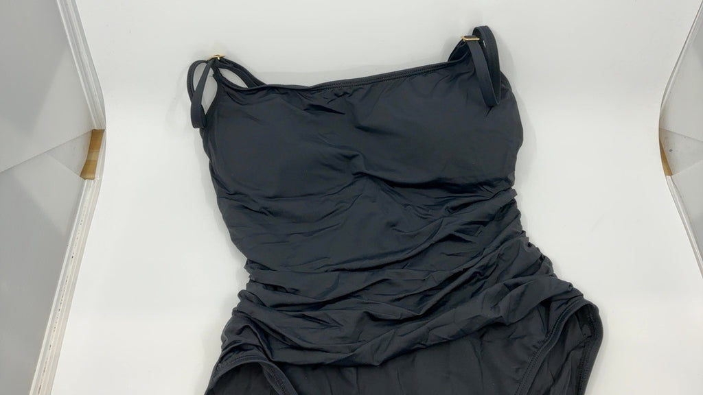 La Blanca Women's Swimsuit, Island Goddess, Black, Size 10