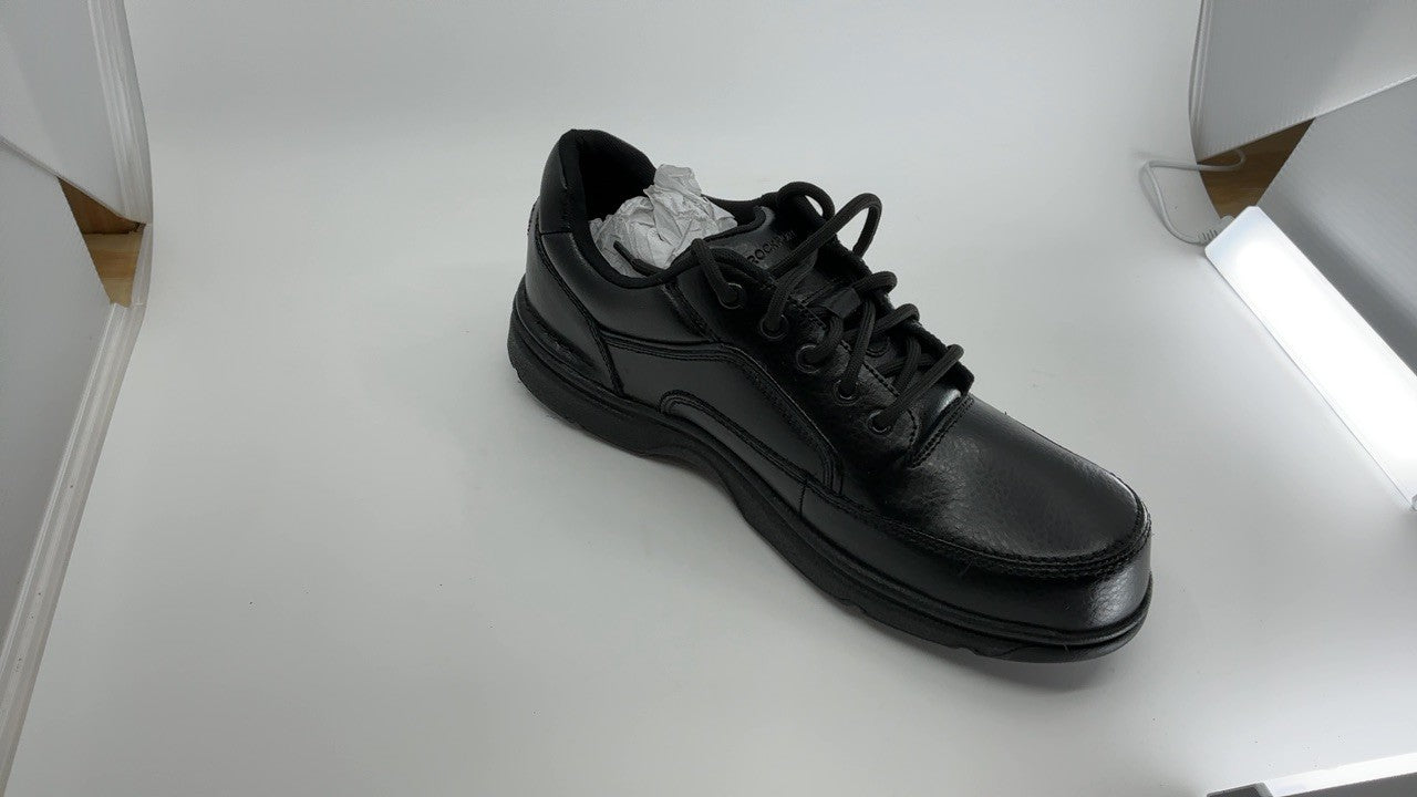 Rockport Men's Eureka Walking Shoe, Black, 9.5 Wide