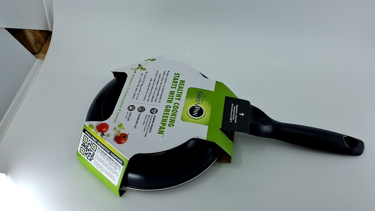 8" GreenPan Rio Frying Pan, Nonstick Ceramic, Dishwasher Safe, Black