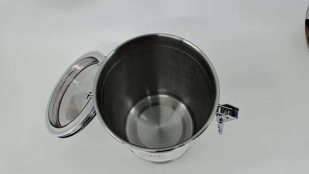 Oggi 62 Oz Sugar Canister - Airtight Stainless Steel Container