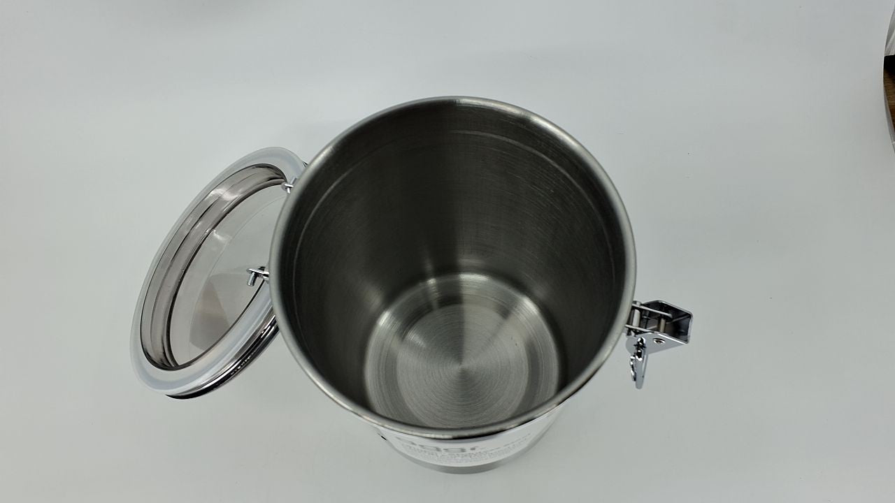 Oggi 62 Oz Sugar Canister - Airtight Stainless Steel Container
