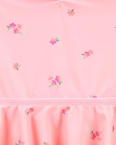 OshKosh B'Gosh Girls' One-Piece Swimsuit, Pink Floral Print