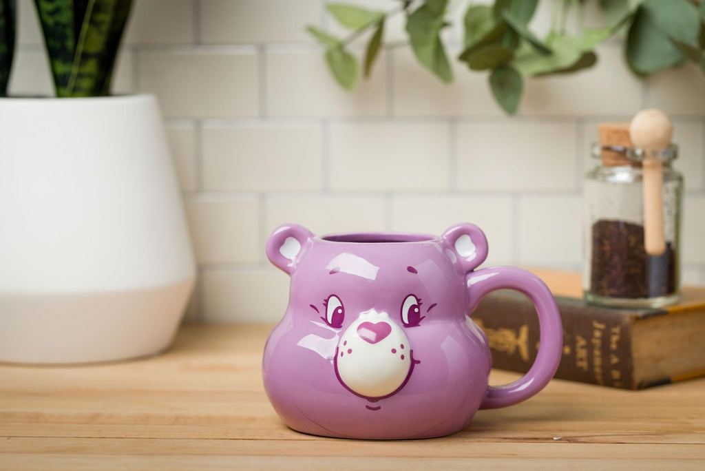 Silver Buffalo Care Bears Share Bear Ceramic 3D Sculpted Mug, 20 Ounces