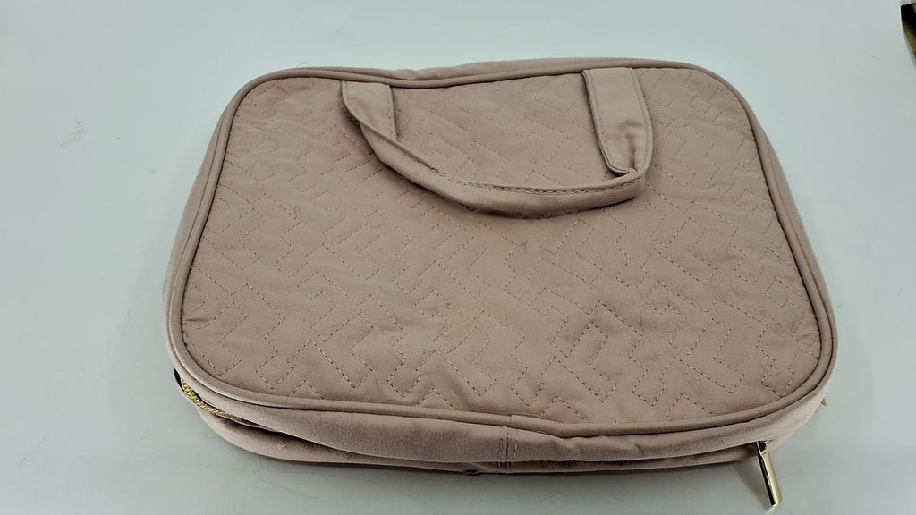 NISHEL Medium Toiletry Bag, Pink Portable Organizer for Travel Essentials