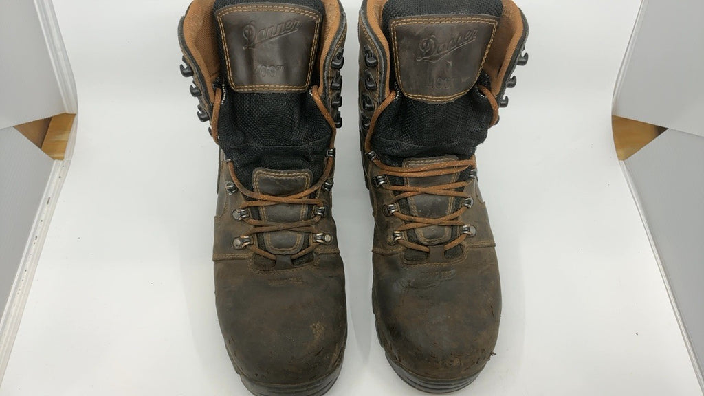 Danner Vicious 4.5" Work Boots, Full-Grain Leather, Brown/Orange, 10 D