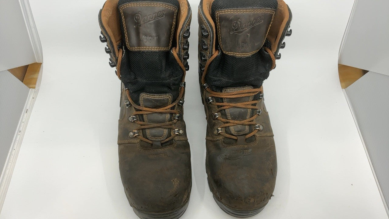 Danner Vicious 4.5" Work Boots, Full-Grain Leather, Brown/Orange, 10 D